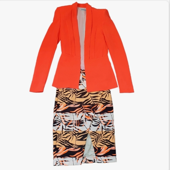 Kookai Skirts Kookai Skirt Blazer Suit Twin Set Sze 6 Floral Pencil